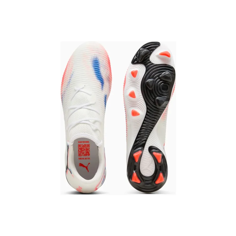 Puma Future 8 Match Low FG/AG White Black Glowing Red (108599-01)