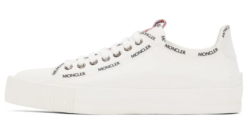 Moncler Off-White Canvas Glissiere Sneakers (4M738 – 40 – 02SS9) (3)