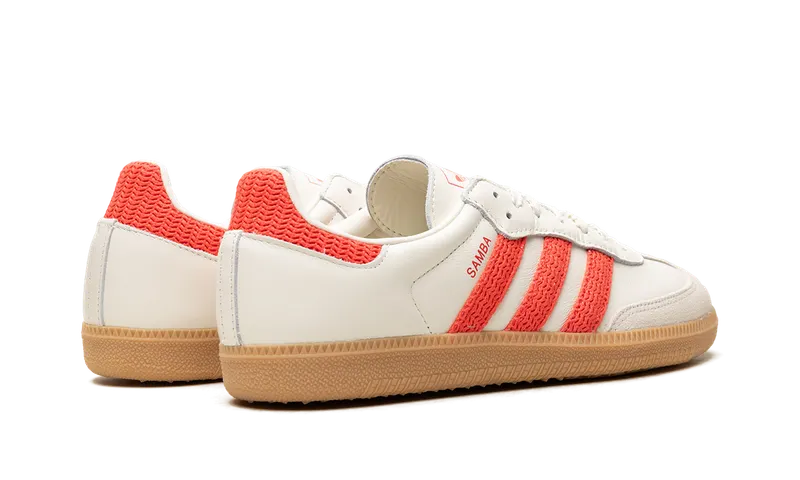 Adidas Samba OG “Off White Semi Lucid Red Gum” (KI2704)