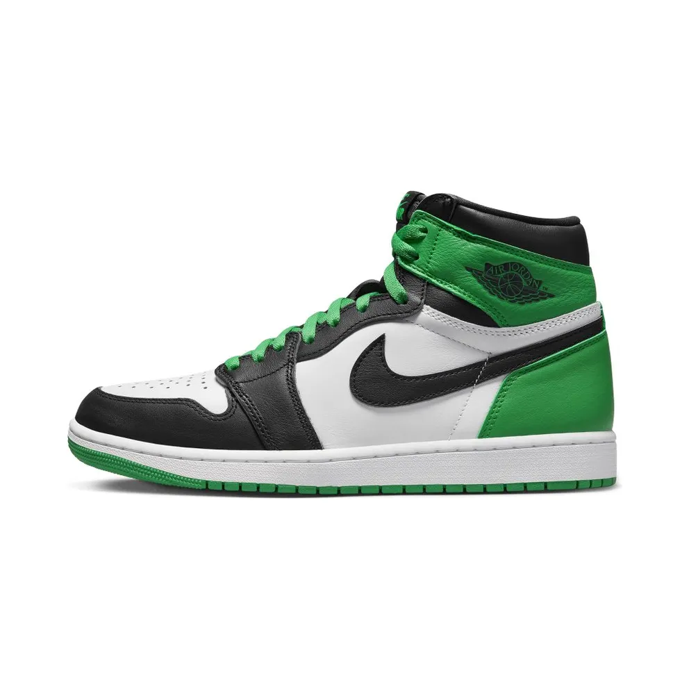 Air Jordan 1 Retro High OG Black/White/Lucky Green (DZ5485-031)