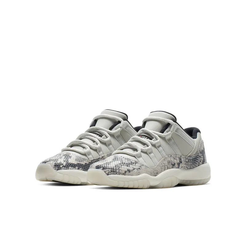 Jordan 11 Retro Low Snake Light Bone (GS) Light Bone/Smoke Grey-White-Black (CD6847-002)