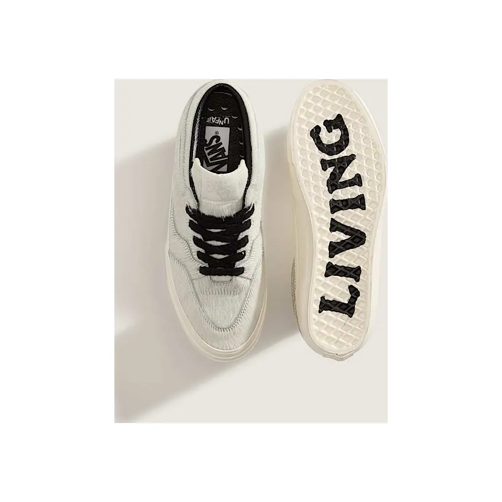 Vans Half Cab 33 LX Life is Unfair Marshmallow Pony Hair (VN000EJGKIG)