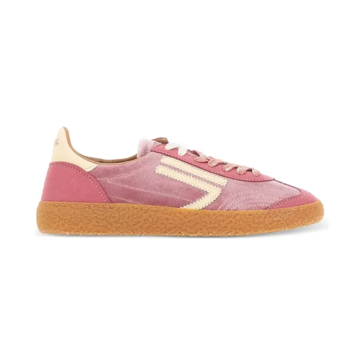 Puraai met fluwelen vlakken “Pink” (PU601X056)