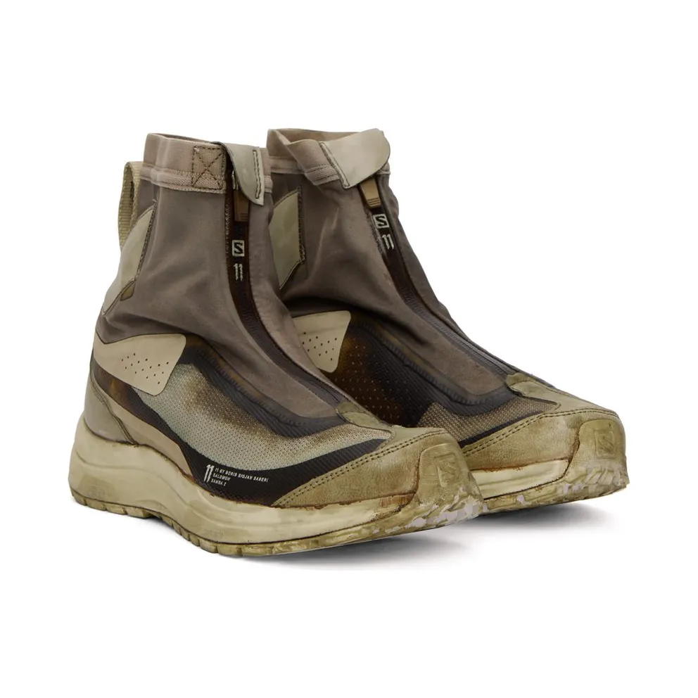11 by Boris Bidjan Saberi Green Salomon Edition Bamba 2 High WEHR GRÜN (253 11xS)