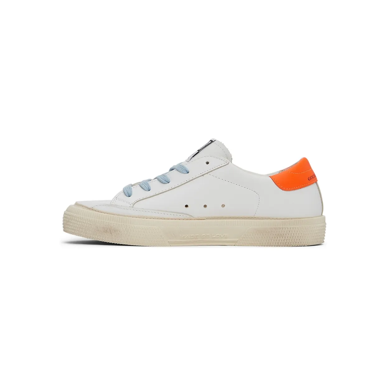 Golden Goose Kids White & Black May Sneakers (GYF00112.F001993.10760) (3)