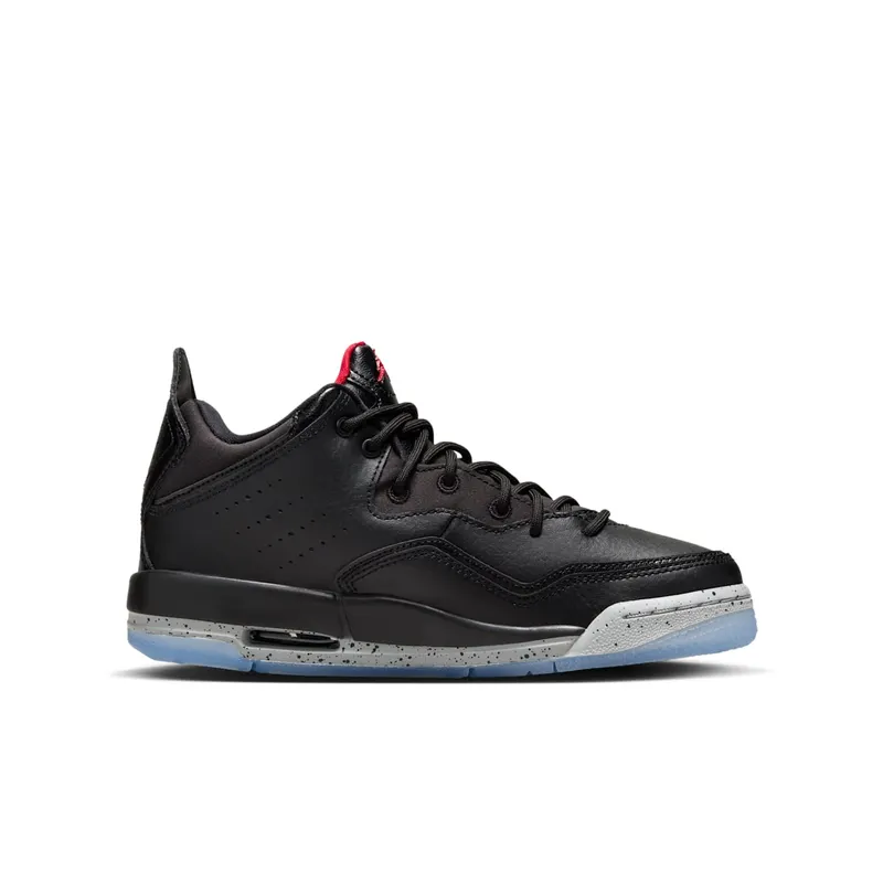 Jordan Courtside 23 Black Cement (GS) Black/Gym Red-Particle Grey (AR1002-023)