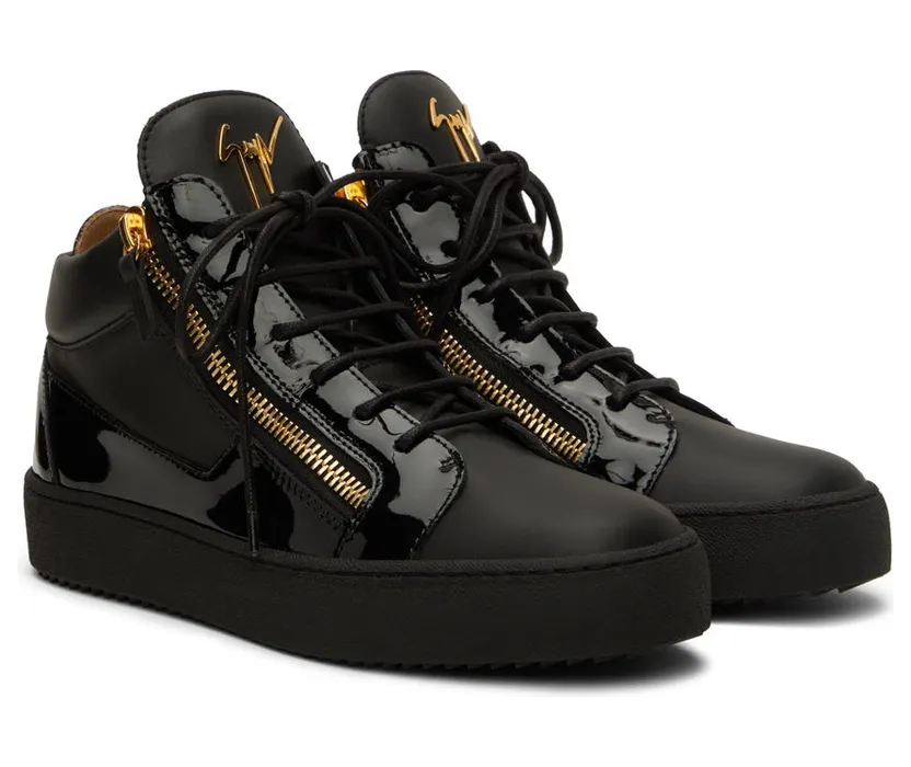 Giuseppe Zanotti Black Birel Vague May London Sneakers (RU00011-86441) (4)