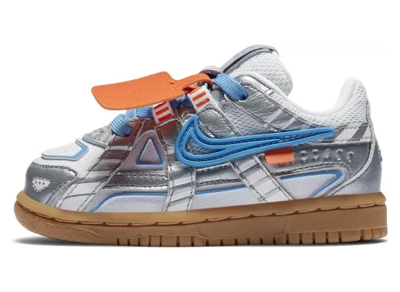 Nike Off-White x Rubber Dunk TD ‘University Blue’ Grey/University Blue (CW7444-100)