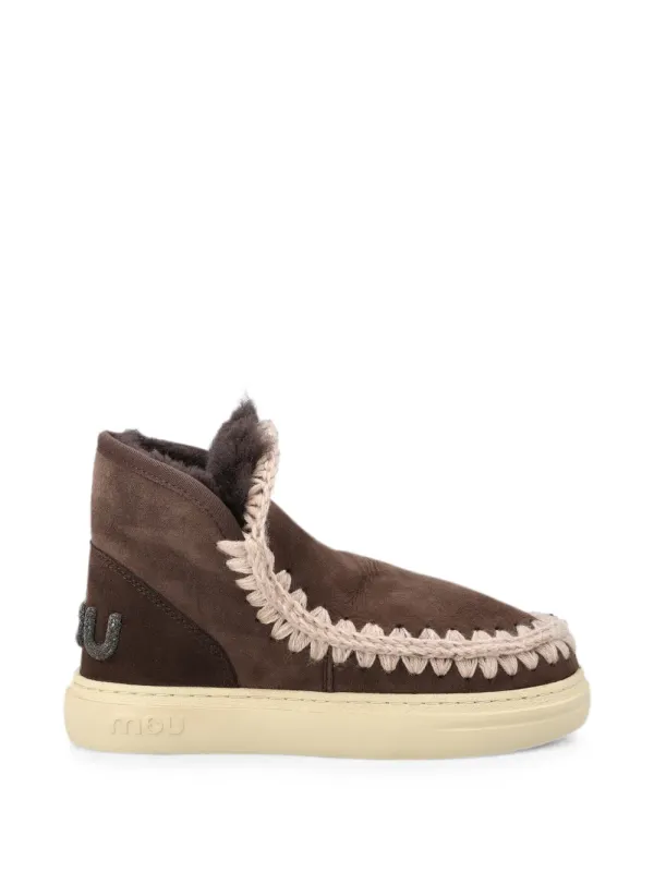 Mou Eskimo Bold mit Glitzer-Logo – Brown (FW411001AMOCHA)