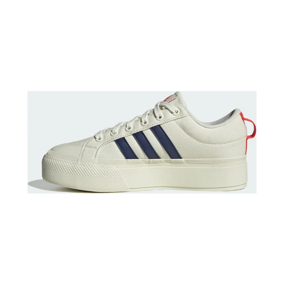 adidas Bravada 2.0 Platform Ivory Dark Blue Bright Red (IF1618)