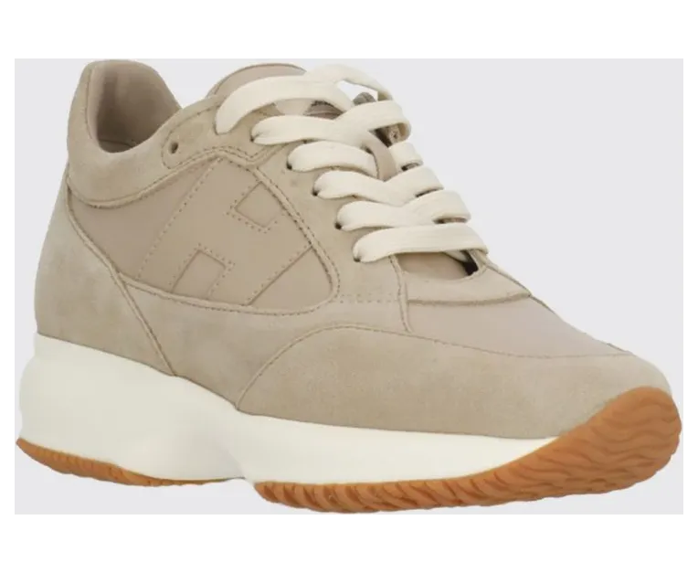 Hogan Interactive Suede Sneakers Beige (HXW7130GC60UHC0RWJ)