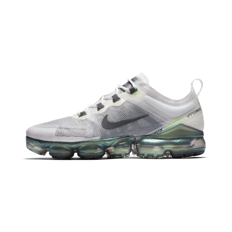 Nike Air VaporMax 2019 Premium “White / Platinum Tint / Lime Blast / Dark Grey” (AT6810-100)