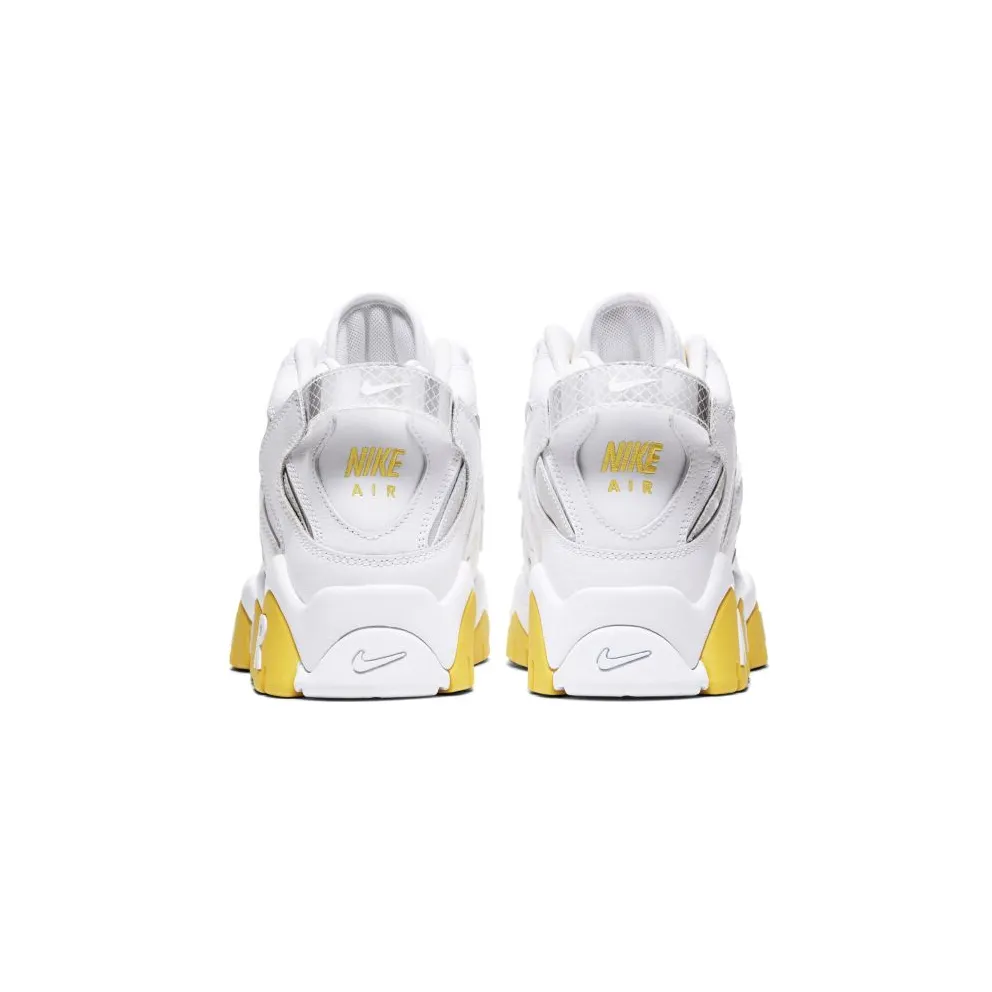 Nike Air Barrage Mid White Chrome Yellow (W) White/White-Chrome Yellow-Black (CJ9574-100)