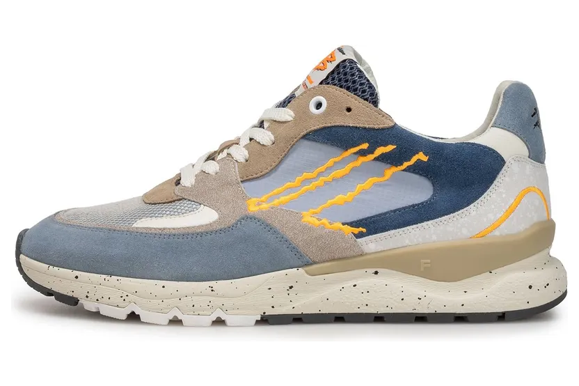 Floris van Bommel sneaker Light Blue / Dark Blue / Taupe / Off-White (SFM102434202)