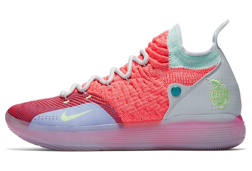 Nike Zoom KD11 Hot Punch/Pure Platinum/Twilight Pulse/Lime Blast (AO2604-600)