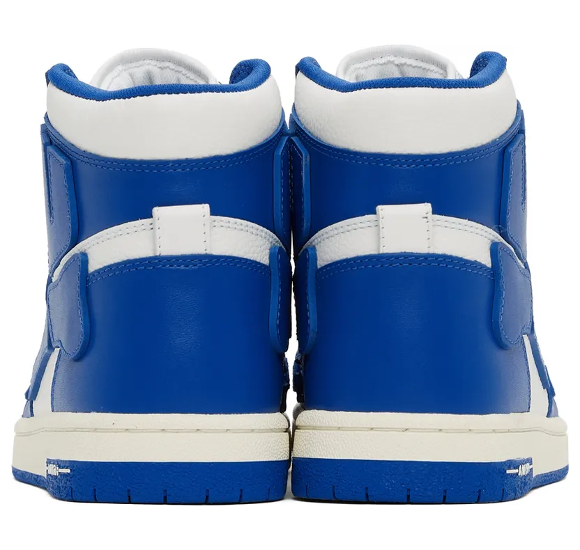 AMIRI Blue & White Skel Top Hi Sneakers (PS22MFS002-466) (4)