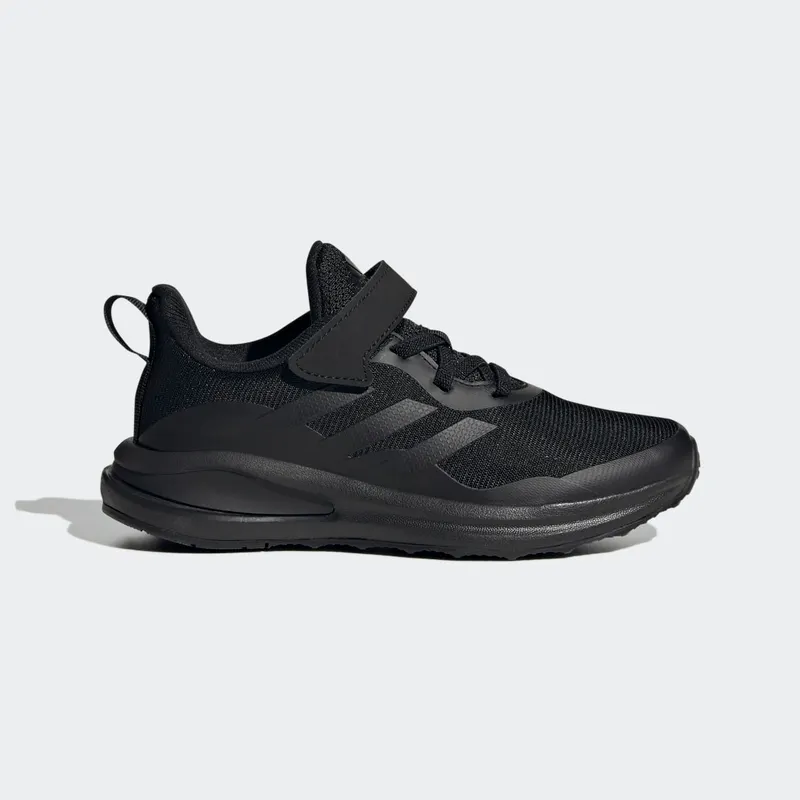 Adidas FortaRun Sport Running Elastic Lace and Top Strap Core Black / Core Black / Cloud White (GZ1825)