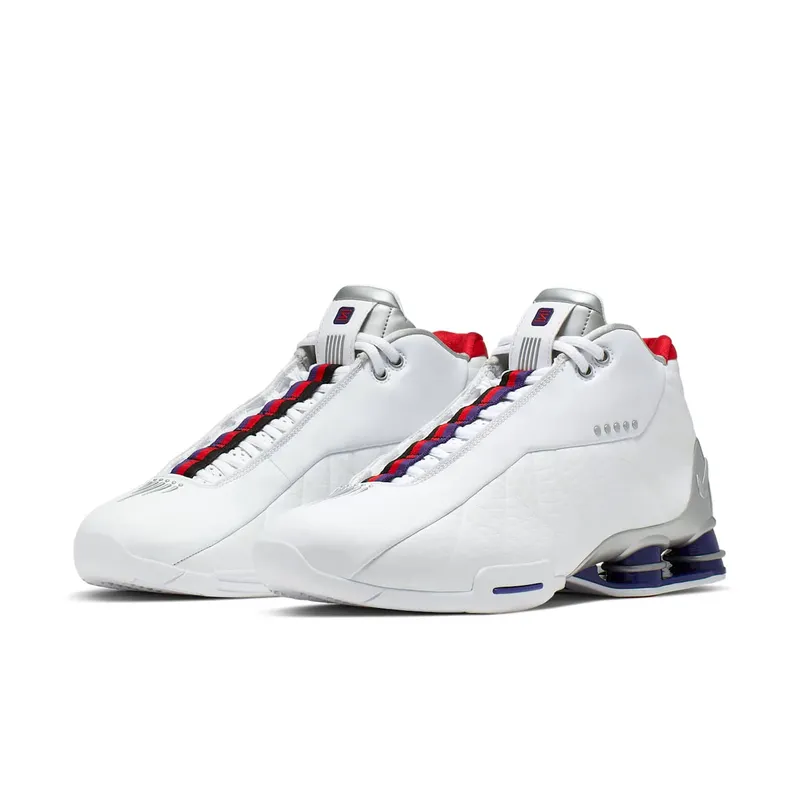 Nike Shox BB4 Toronto Raptors White/Metallic Silver-Court Purple (CD9335-100)