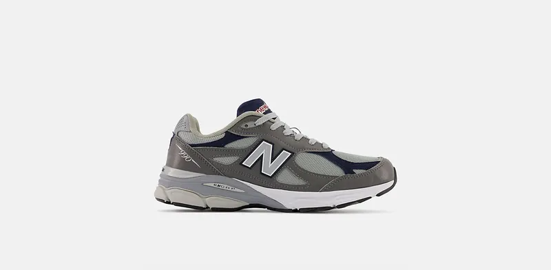 New Balance 990v3 MiUSA Elephant Grey Navy (M990GJ3)