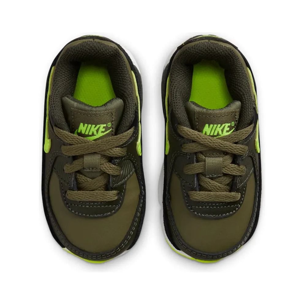 Nike Air Max 90 LTR TD “Medium Olive/Volt-Black” (DV3609-200)