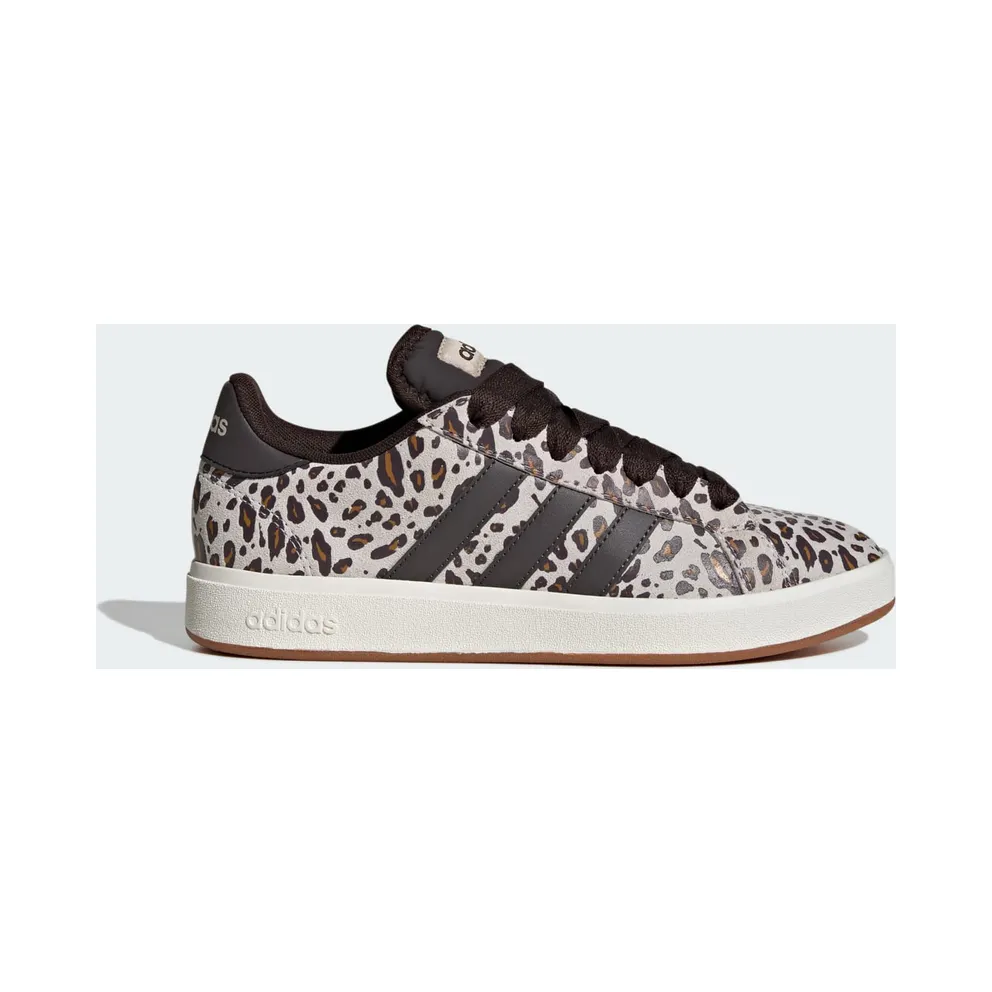 adidas Grand Court Base 00s “Crystal Linen / Aurora Coffee / Core White” (KI3331)