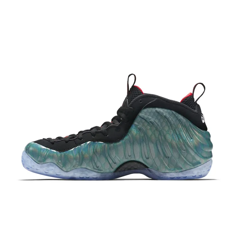 Nike Air Foamposite One Gone Fishing Dark Emerald/Challenge Red-Black (575420-300)