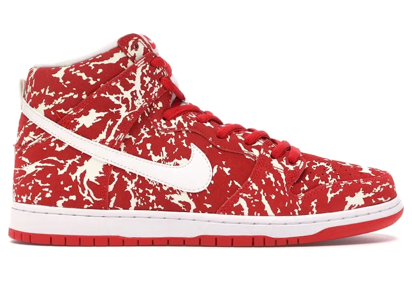 Nike SB Dunk High PRM ‘Raw Meat’ Challenge Red/Challenge Red/White/White (313171-616)