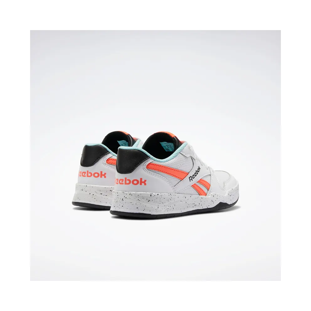 Reebok BB4500 Court Low Shoes White / Black / Orange Flare