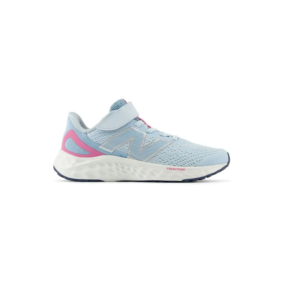 New Balance Fresh Foam Arishi v4 Bungee Lace Quarry Blue Real Pink Chrome Blue (PAARIYB4)