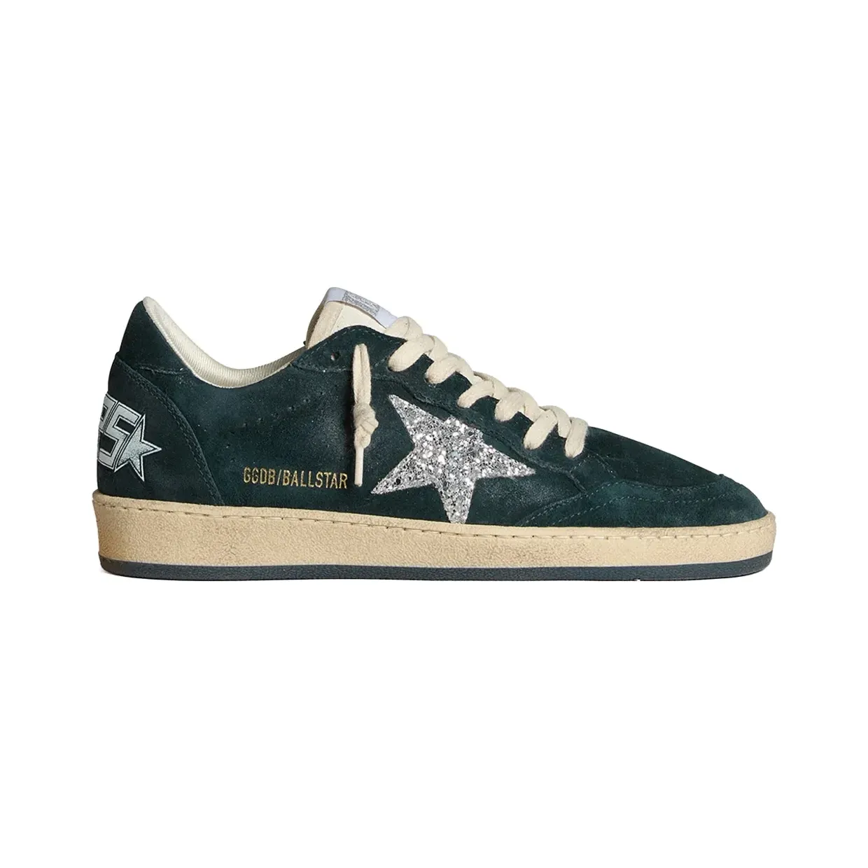 Golden Goose Ball Star aus Wildleder “Green” (GWF00117F006680)