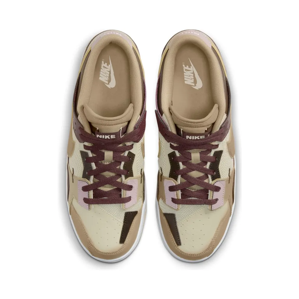 Nike Dunk Low Scrap Latte – “Latte / Maroon / White-khaki” (DH7450-100)