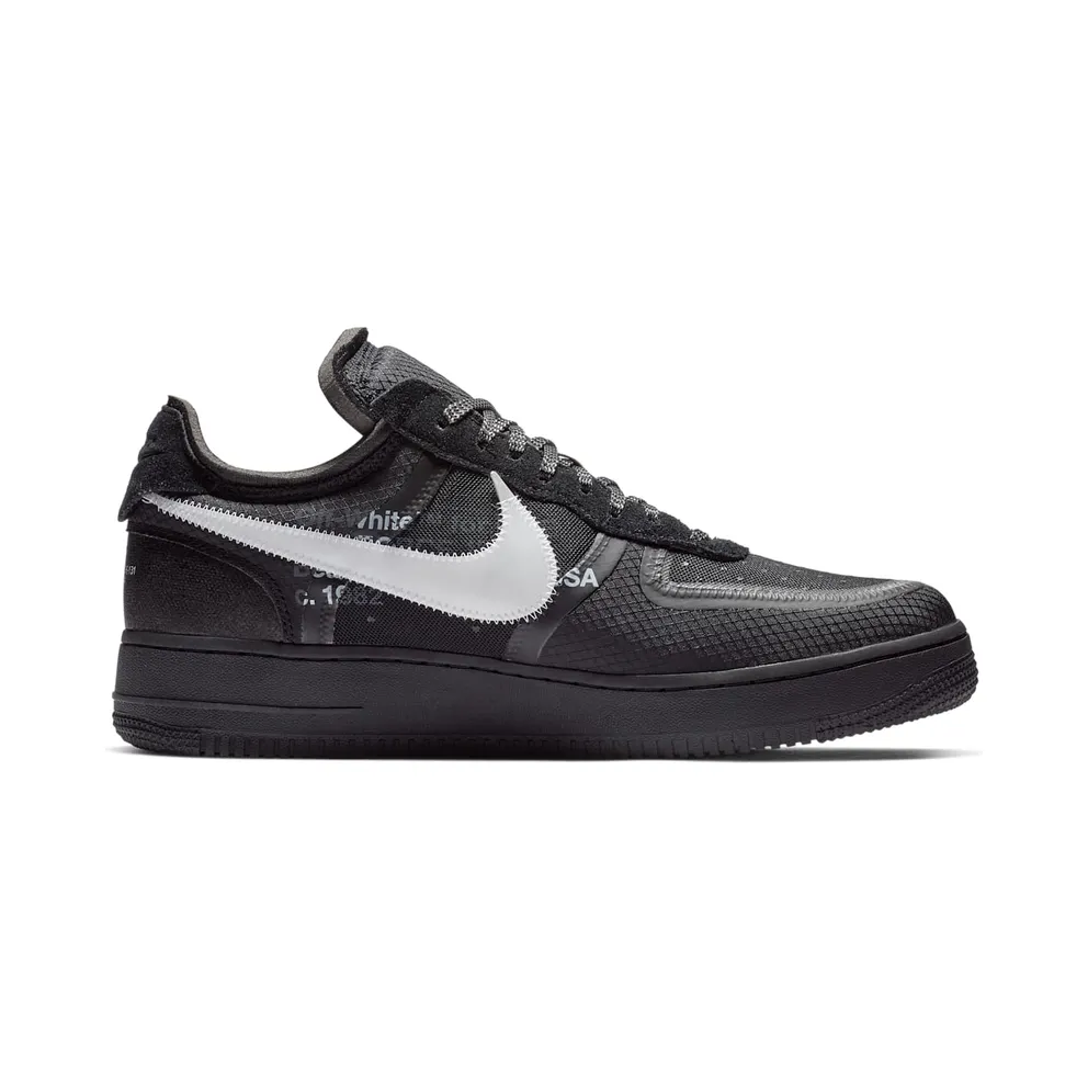 Nike x Off White Air Force AF 1 Low Black (2018) (AO4606-001)