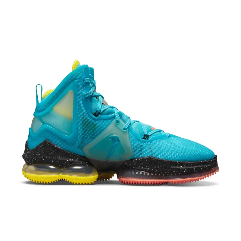 Nike LeBron 19 Christmas – “Aqua Blue / Yellow” (DC9338-400)