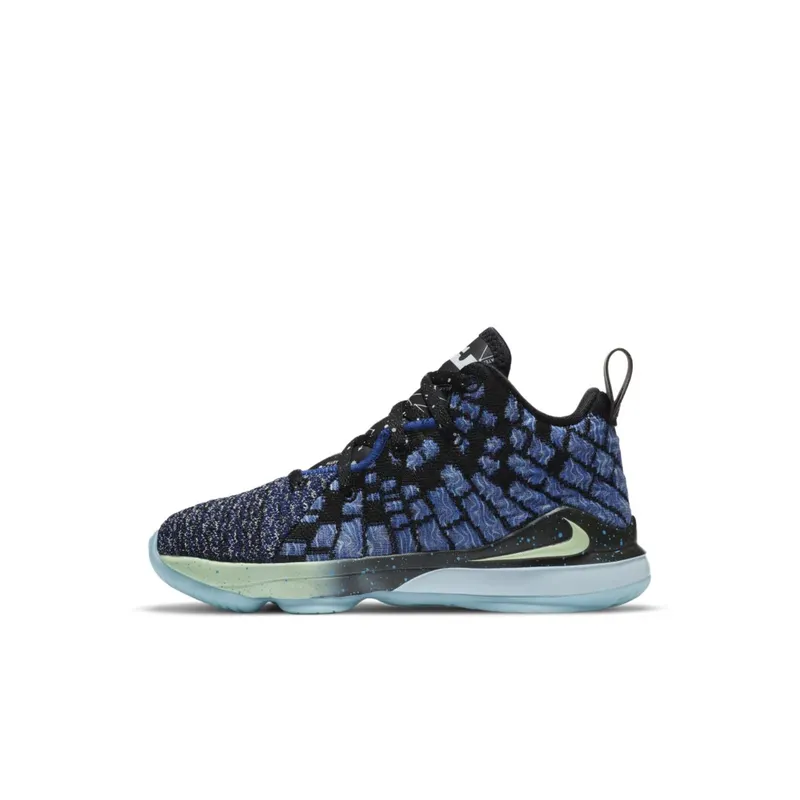 Nike LeBron 17 Constellations (PS) Black/Volt-White (BQ5595-407)