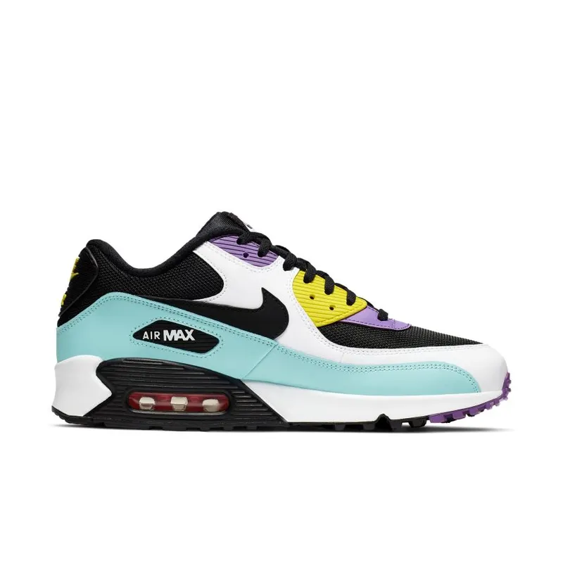 Nike Air Max 90 Black Bright Violet White Black/Bright Violet-Pink Blast-White (AJ1285-024)