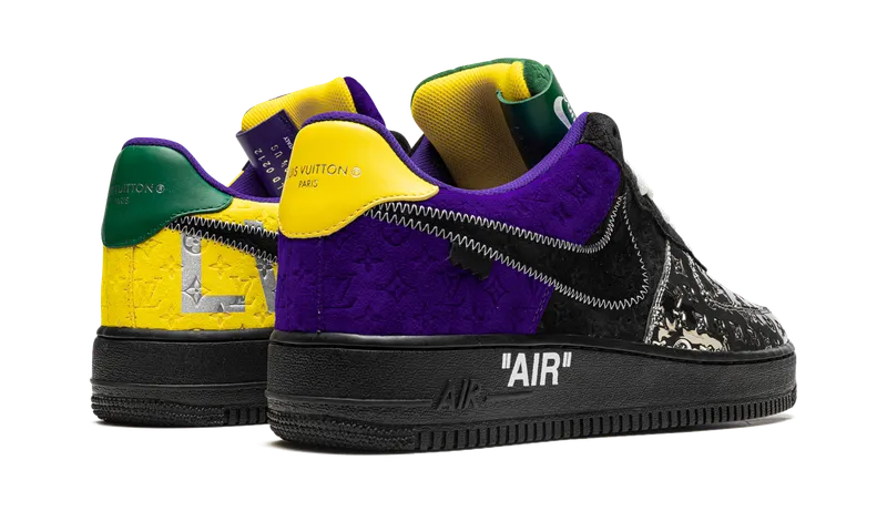 Nike Louis Vuitton Air Force 1 Low “Virgil Abloh – Purple Dusk/Metallic Silver” (1A9VCC)