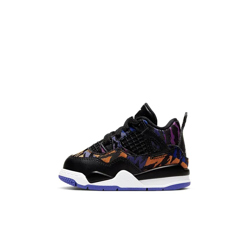 Jordan 4 Retro Black Rush Violet (TD) Black/White-Rush Violet (BQ9041-005)