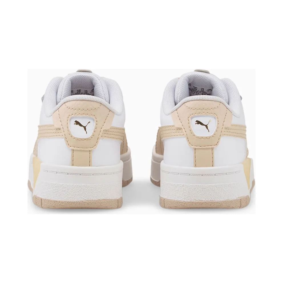 PUMA Cali Dream Lth Kids’ White/Shifting Sand (385675-01)