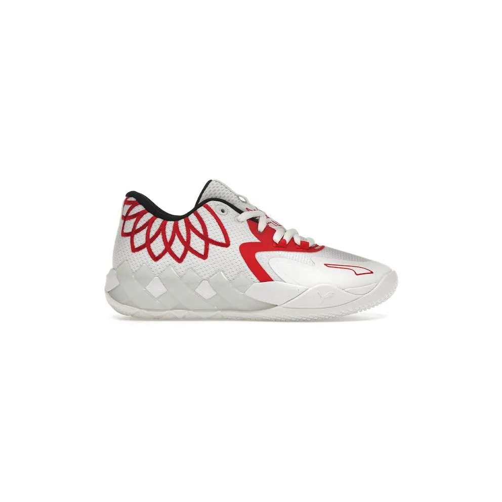 Puma LaMelo Ball MB.01 Lo Team Color White High Risk Red (377368-10)