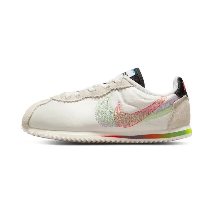 Nike Cortez Be Trueen “Summit White / Black / Multi-Colour” (DX6918-100)