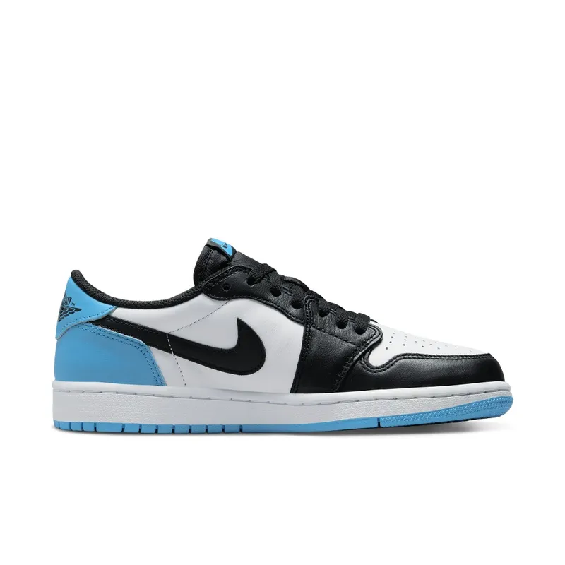 Air Jordan 1 Low Black and Dark Powder Blue (CZ0775-104)