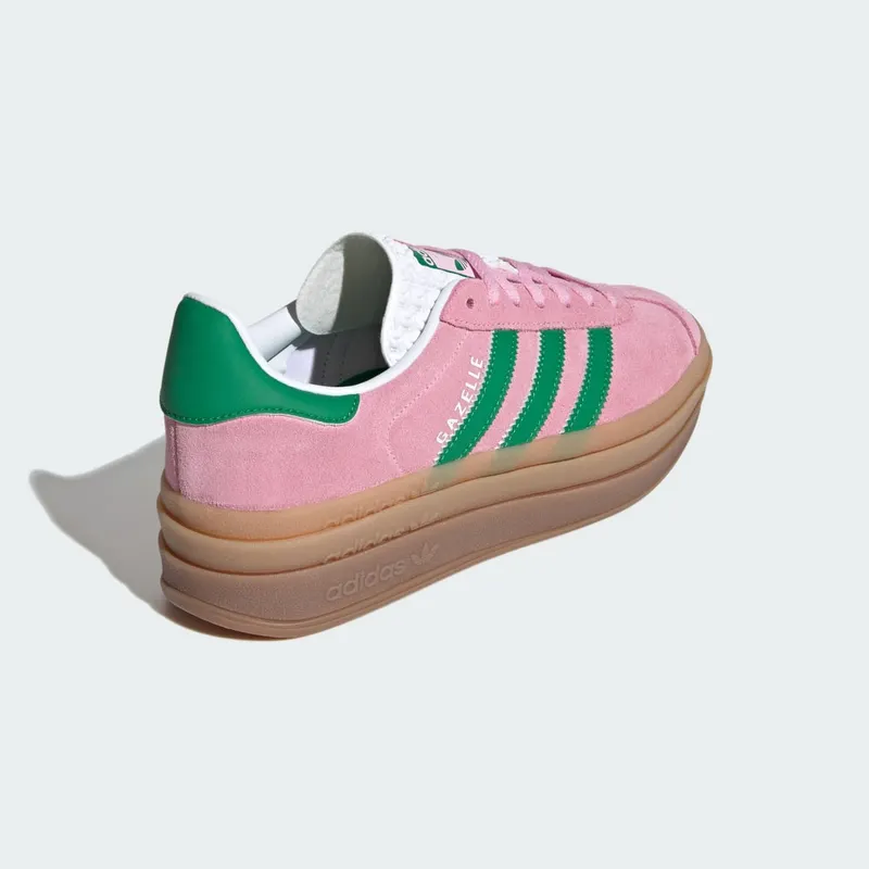 adidas Gazelle Bold True Pink / Green / Cloud White (IE0420)