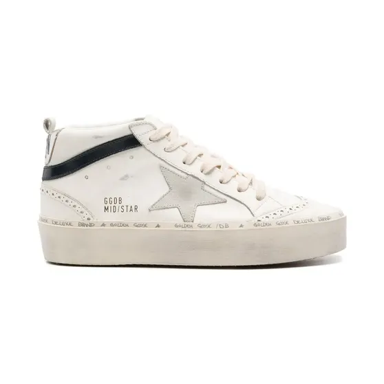Golden Goose Mid Star high-top sneakers – Beige (GWF00699F005653)