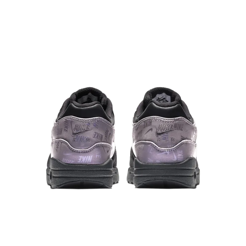 Nike Air Max 1 Lux Oil Grey Logo Prints (W) (917691-001)