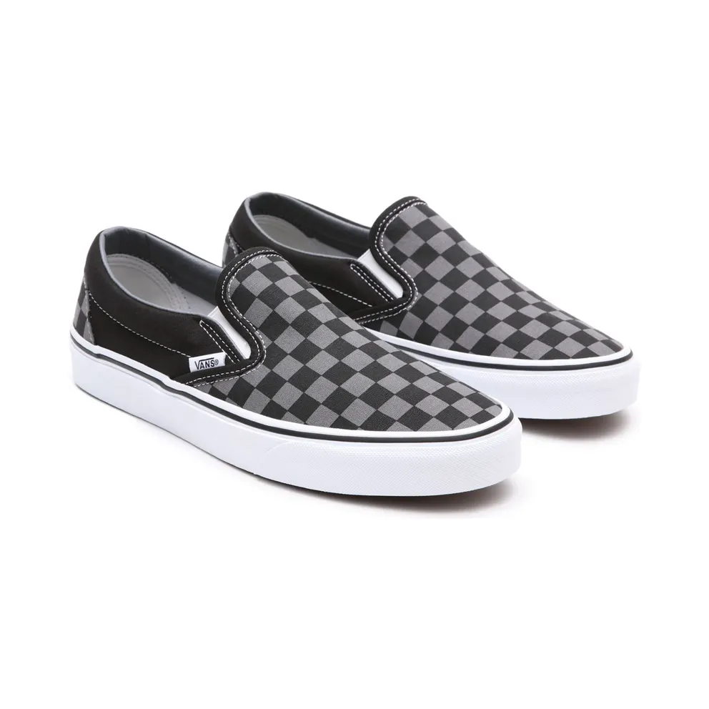 Vans Slip-On ‘Black Pewter Checkerboard’ Black/Pewter (VN000EYEBPJ)