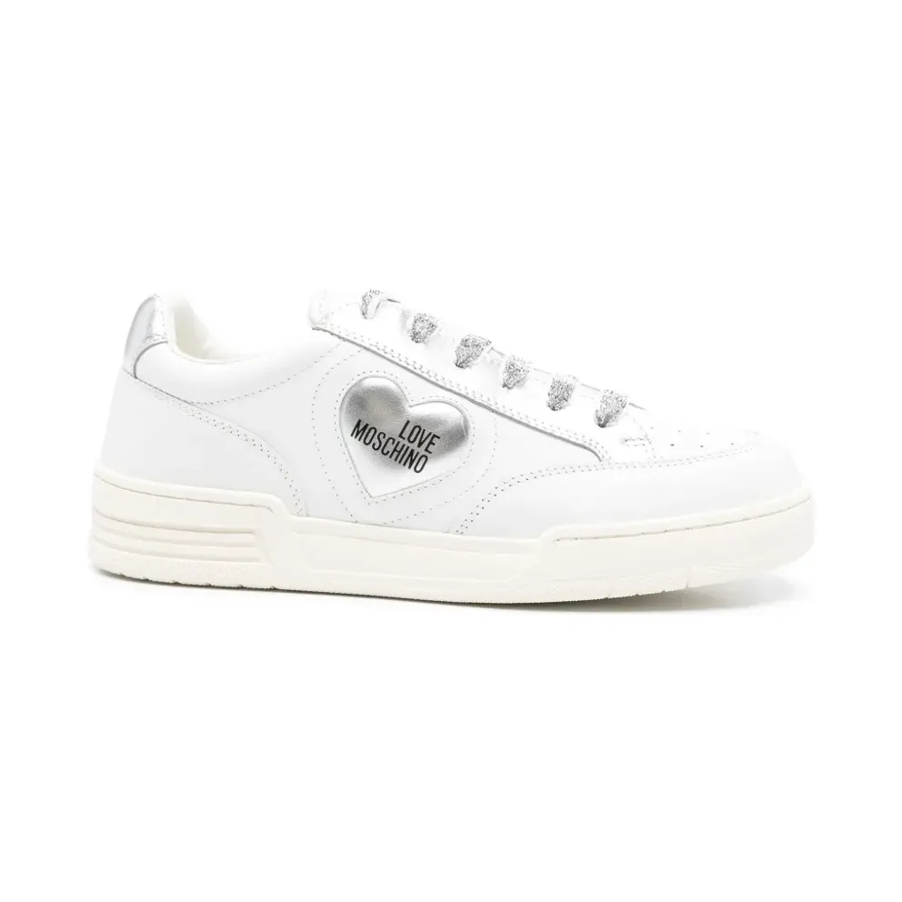 Love Moschino mit Herzapplikation – White (JA15124G1OIA2)