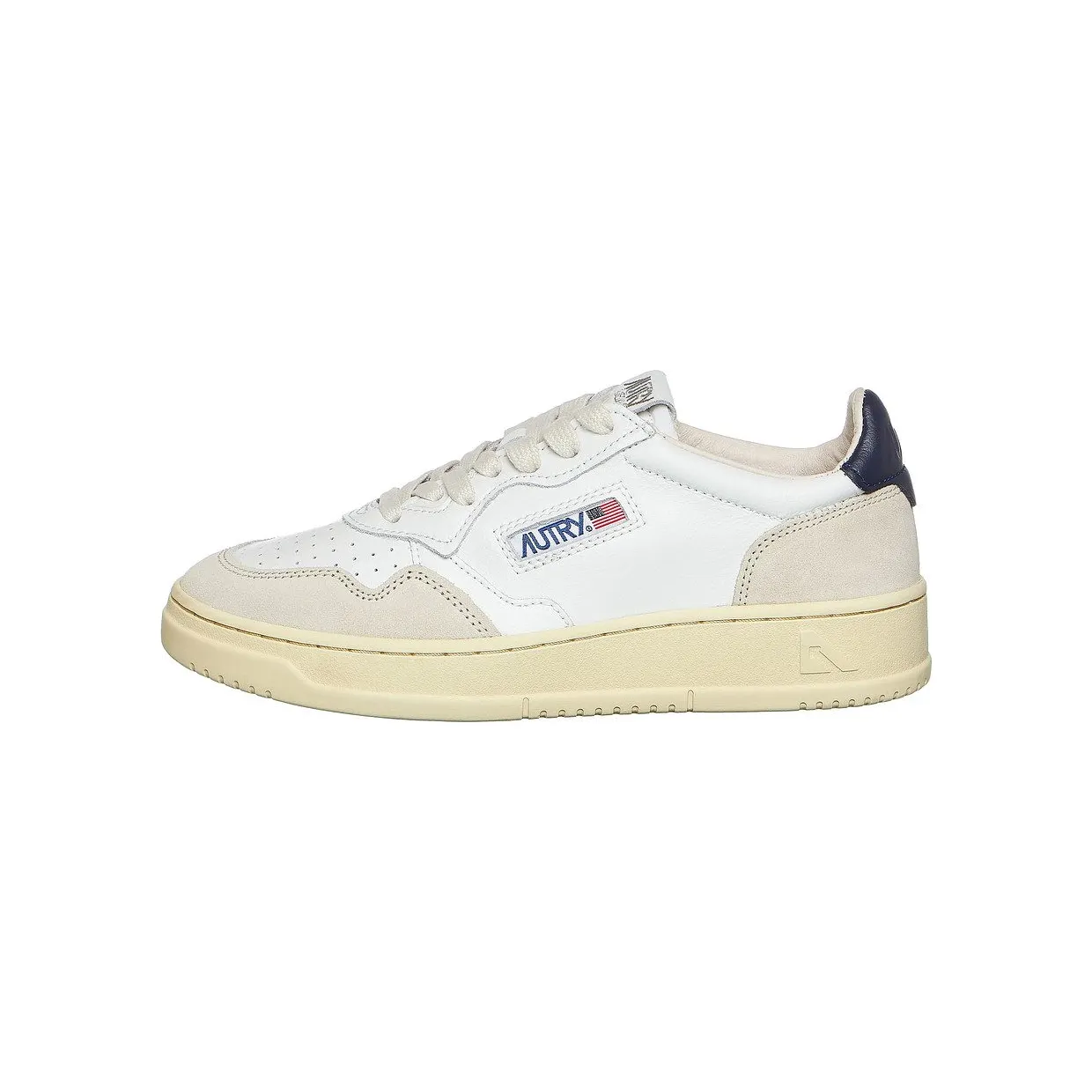 Autry Medalist Low White / Blue (AULWLS28)