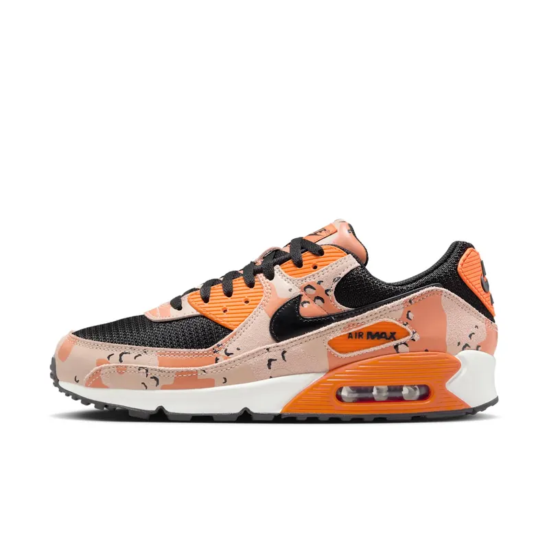 Nike Air Max 90 Premium “Bio Beige / Safety Orange / Phantom / Black” (IF1721-201)
