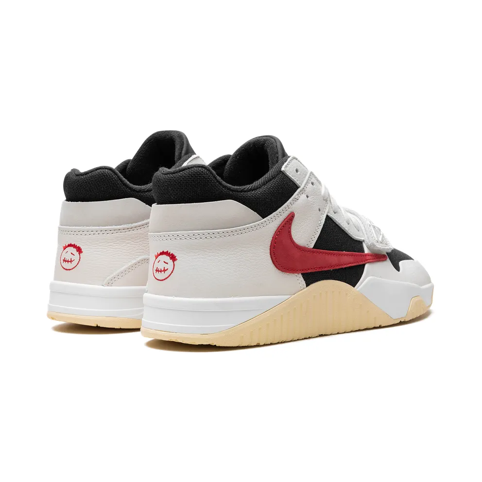 Jordan x Travis Scott Air Jordan Jumpman “Sail/University Red-Black-Muslin” (FZ8117-101)