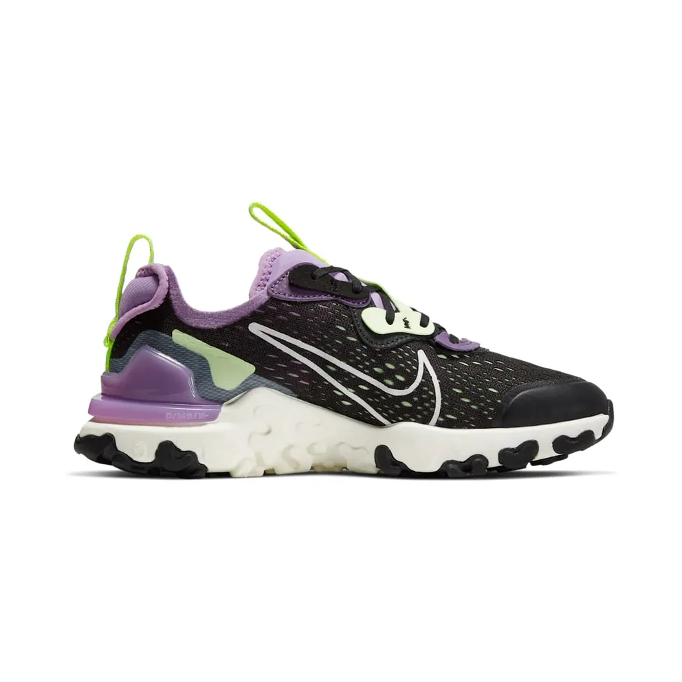 Nike React Vision Black Gravity Purple (GS) Black/Dark Smoke Grey/Gravity Purple (CD6888-002)